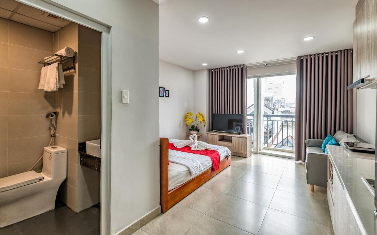 הו צ'י מין סיטי Cherry Hotel And Apartment מראה חיצוני תמונה